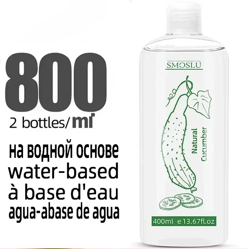 Water-based 800ml/2bottle Lubricant for Sex - Enhanced Sensation and Lubrication