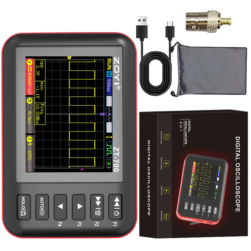 Zoli  ZOYI ZT-700 4-in-1 Handheld Oscilloscope 10MHz - Portable Signal