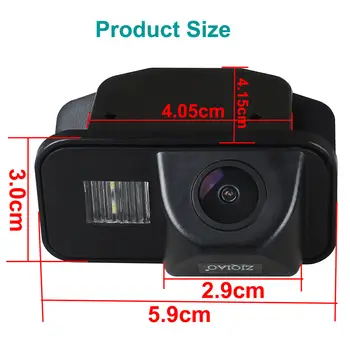 ZIQIAO 適用於豐田卡羅拉 2007-2017 Auris 的停車輔助高清後視攝影機 HS027 7 最佳銷售 耳雜交種 - №7