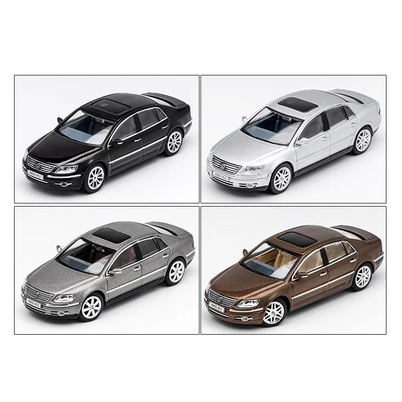 1:64 GCD Volkswagen PHAETON W12, modelo de coche de aleación fundida a presión, juguete para niños, decoración para adultos, artículo de exhibición coleccionable.