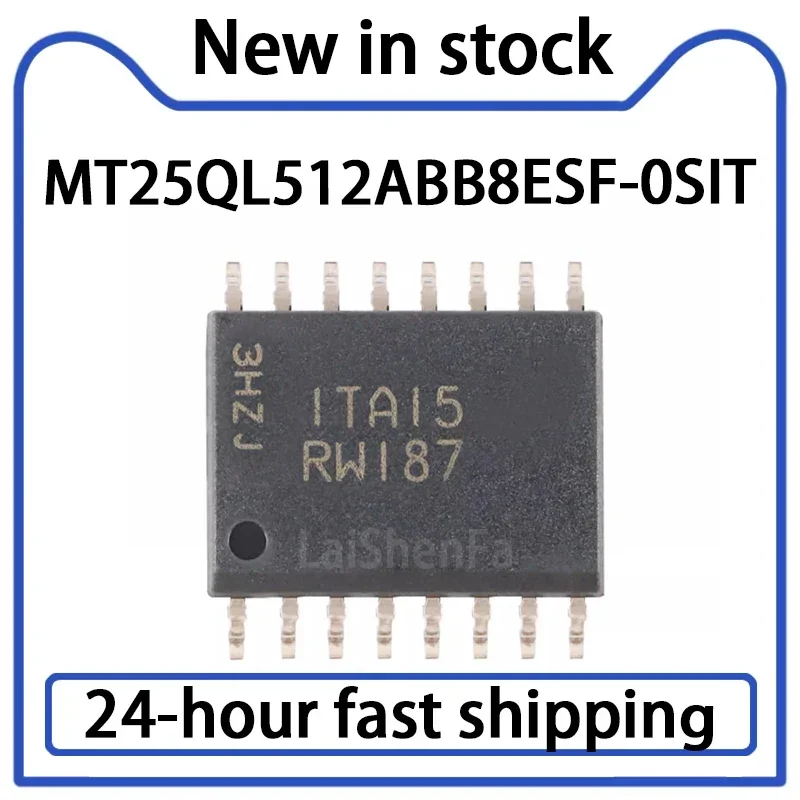 1PCS MT25QL512ABB8ESF-0SIT Package SOP2-16 512Mb NOR Flash Memory Storage Chip in Stock