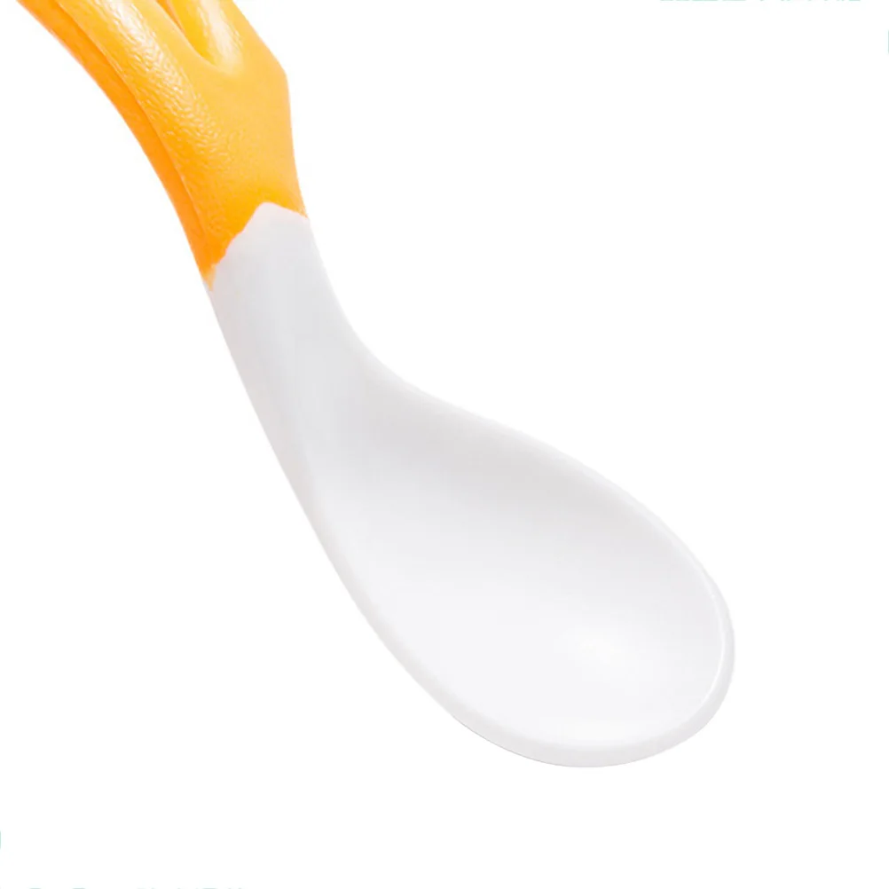 

2pcs Spoons Lightweight Pp Material For - Training Curve Spoon Baby Eating Tools