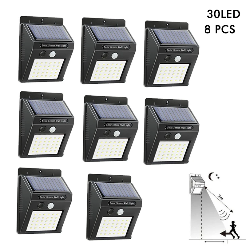 NIEUW Multifunctionele zonnelamp Buitendecoratie Zonnelicht IP65 Waterdichte zonlicht aangedreven spotlight met bewegingssensor