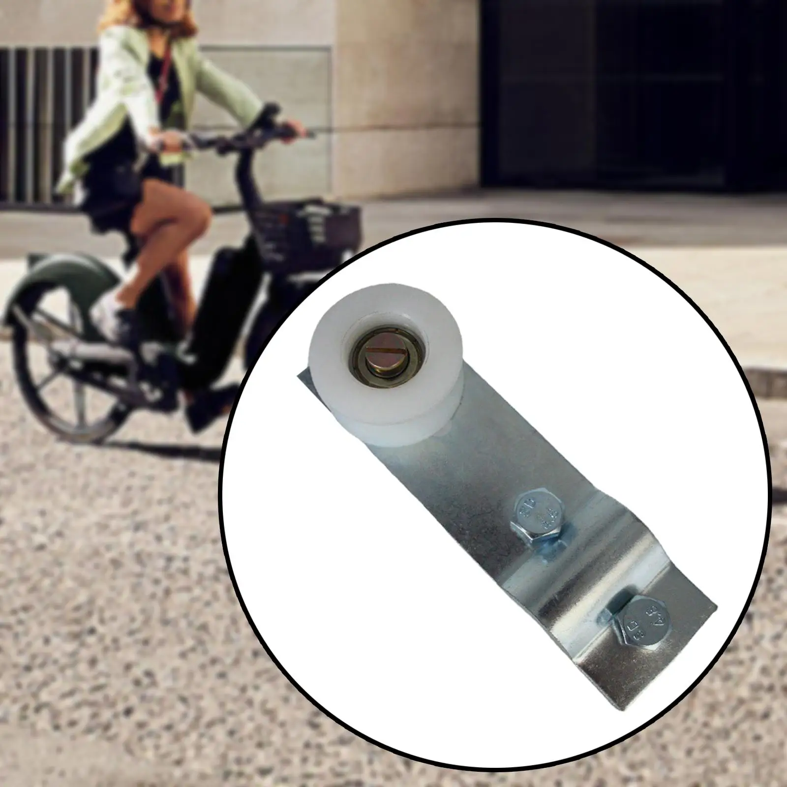 

Регулятор натяжителя цепи, роликовое колесо ATV для 49cc 60cc, универсальная прочная направляющая