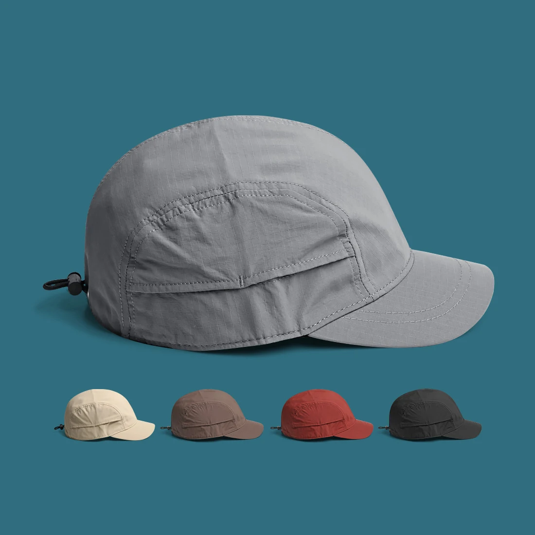 Sommerliche, dünne, schnell trocknende Baseballkappe mit kurzer Krempe, Sonnenschutz für den Außenbereich, verstellbarer Campinghut, japanischer Stil, Unisex, Freizeithüte