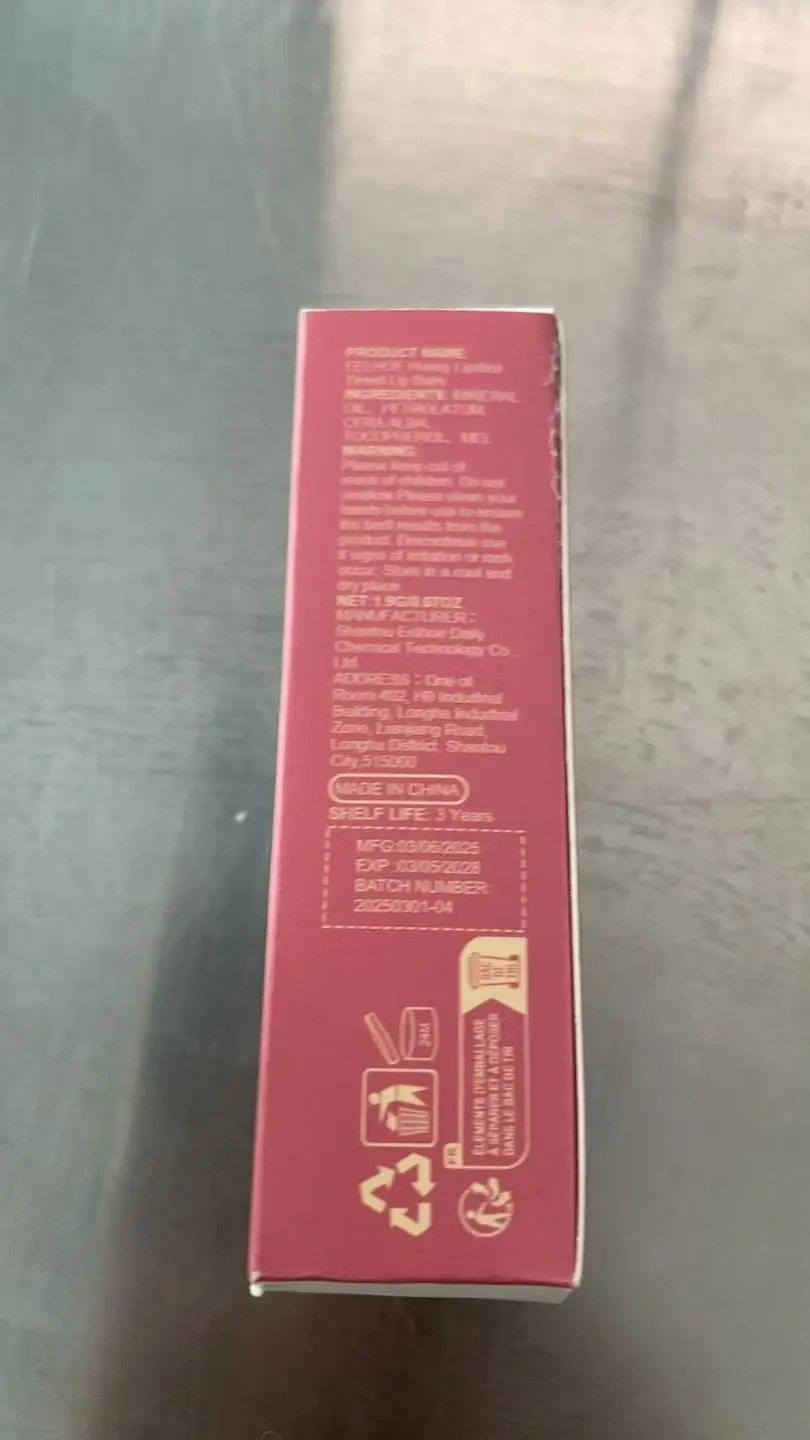 أحمر شفاه EELHOE Pink Honey - بلسم شفاه ملون مع العناية بالترطيب، لون وردي طبيعي، مكياج شفاه يدوم طويلاً