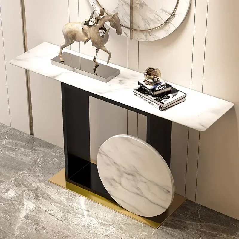 Modern simple entrance cabinet Hotel corridor aisle decorative strip case entrance platform 2