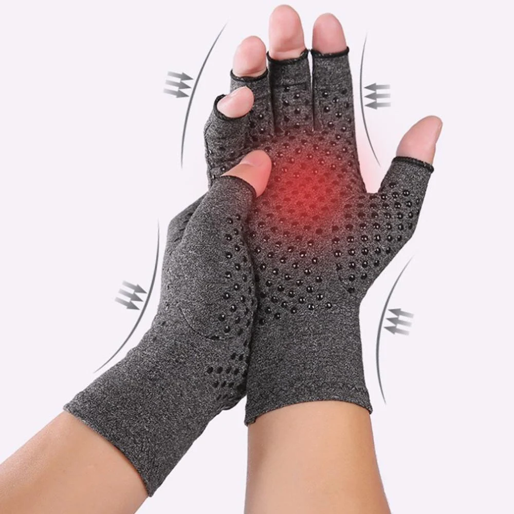 Tcare 1Pair Anti Arthritis Health Compression Therapy Gloves Rheumatoid Hand Pain Wrist Rest Sport Safety Glove Comfortable New