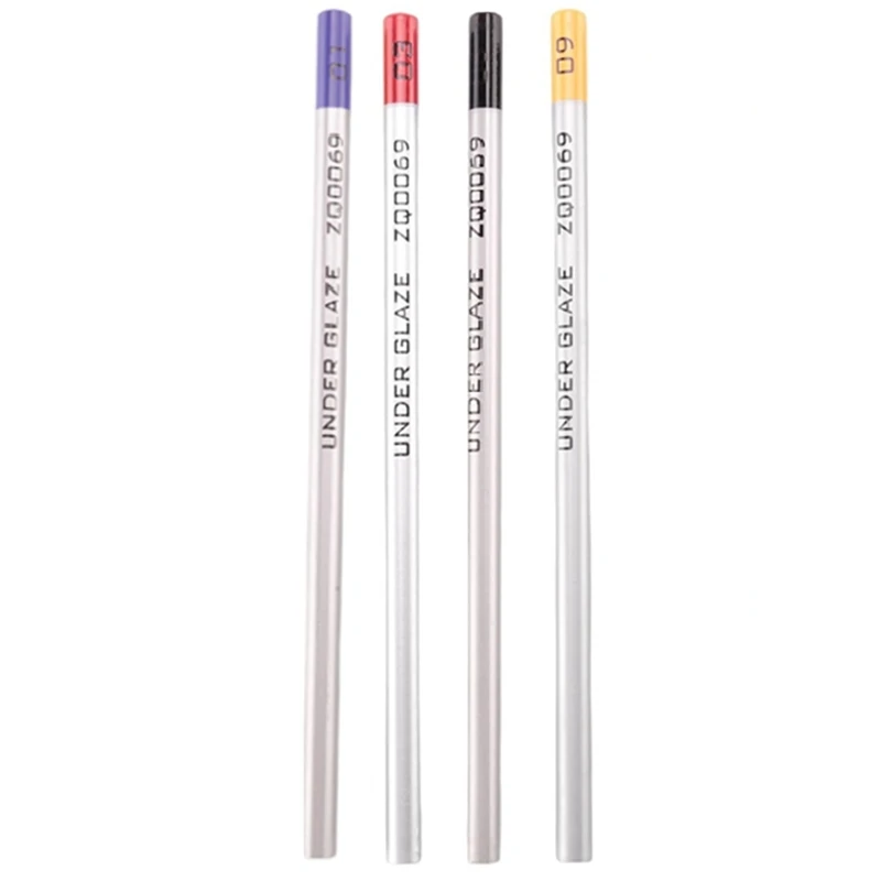 4Pcs Pencils Underglaze Pencils For Pottery Underglaze Pencil Precision Underglaze Pencil For Pottery A