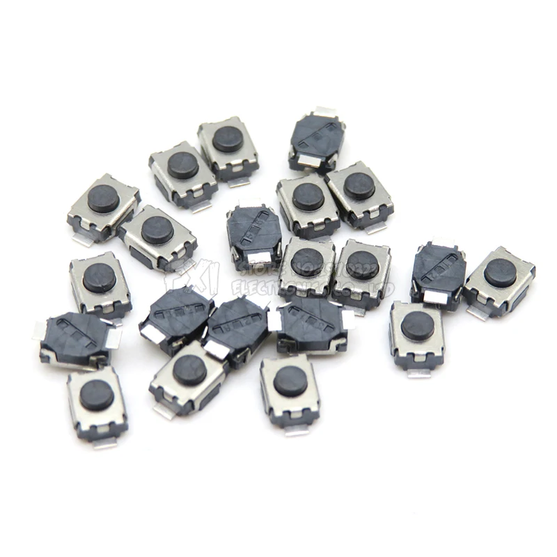 50PCS 3*4*2mm button switch 2PIN Patch touch switch SMD switch 3x4x2mm