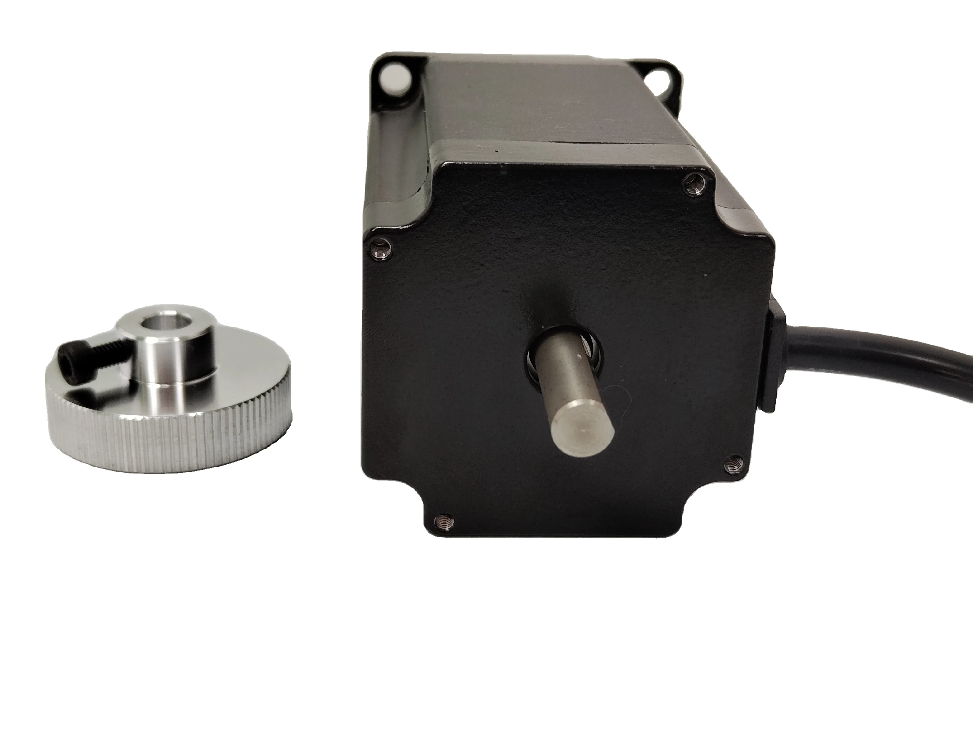 มอเตอร์สเต็ปเปอร์ 57HS7630B4D8EP ของแท้ Nema 23 มอเตอร์สเต็ปเปอร์แบบเพลาคู่พร้อมล้อ สำหรับอุตสาหกรรมเครื่องกล