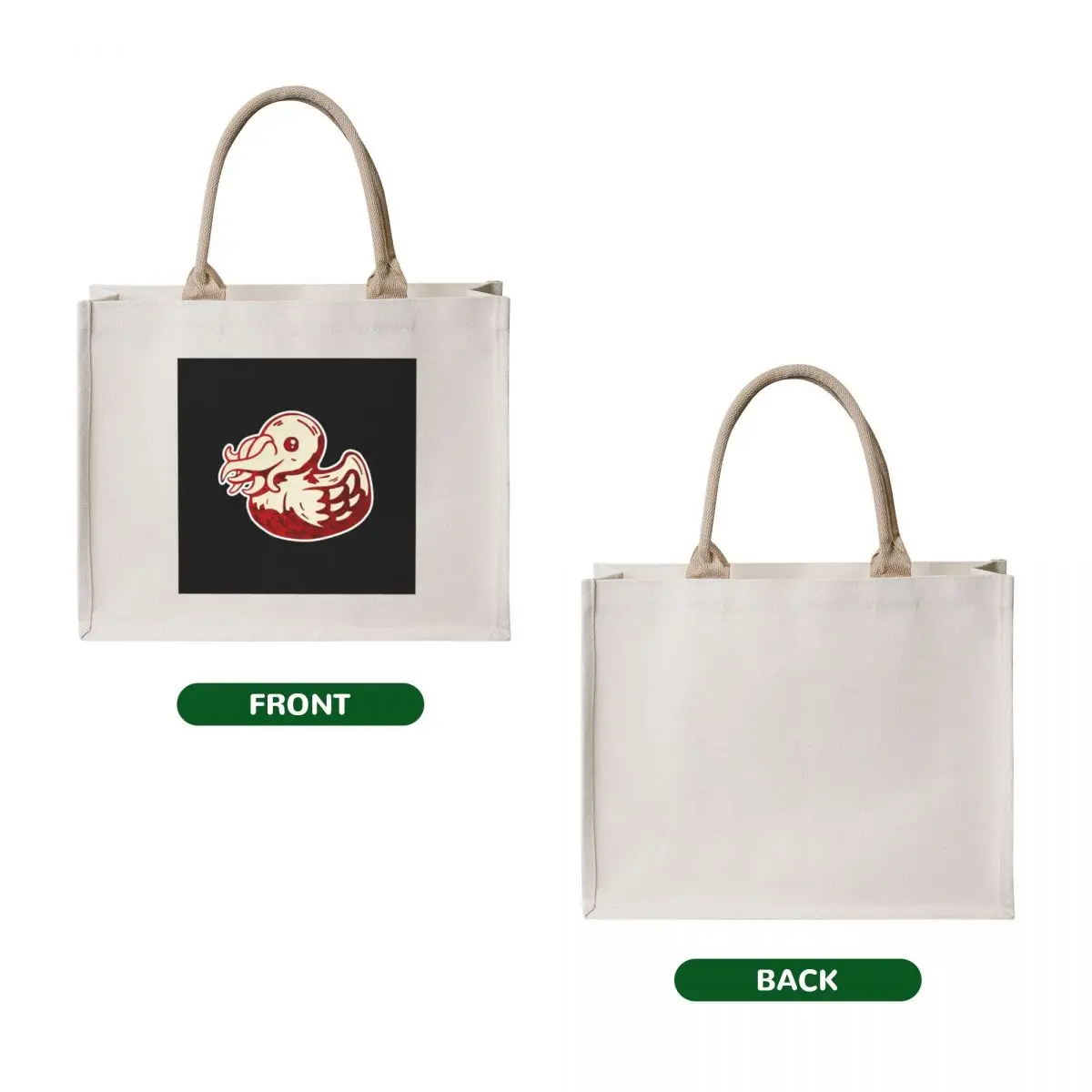 No Ducky Tote Bag Portable shopping bag Fabric bag shopping trolley