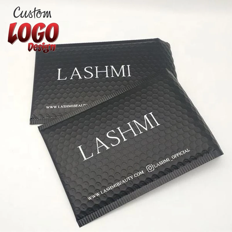 Custom Logo Bedrukte Verpakkingstassen Poly Bubble Mailers Enveloppen Levering Postkoerier Bubble Bag Ontwerp Bedrukt Gepersonaliseerd