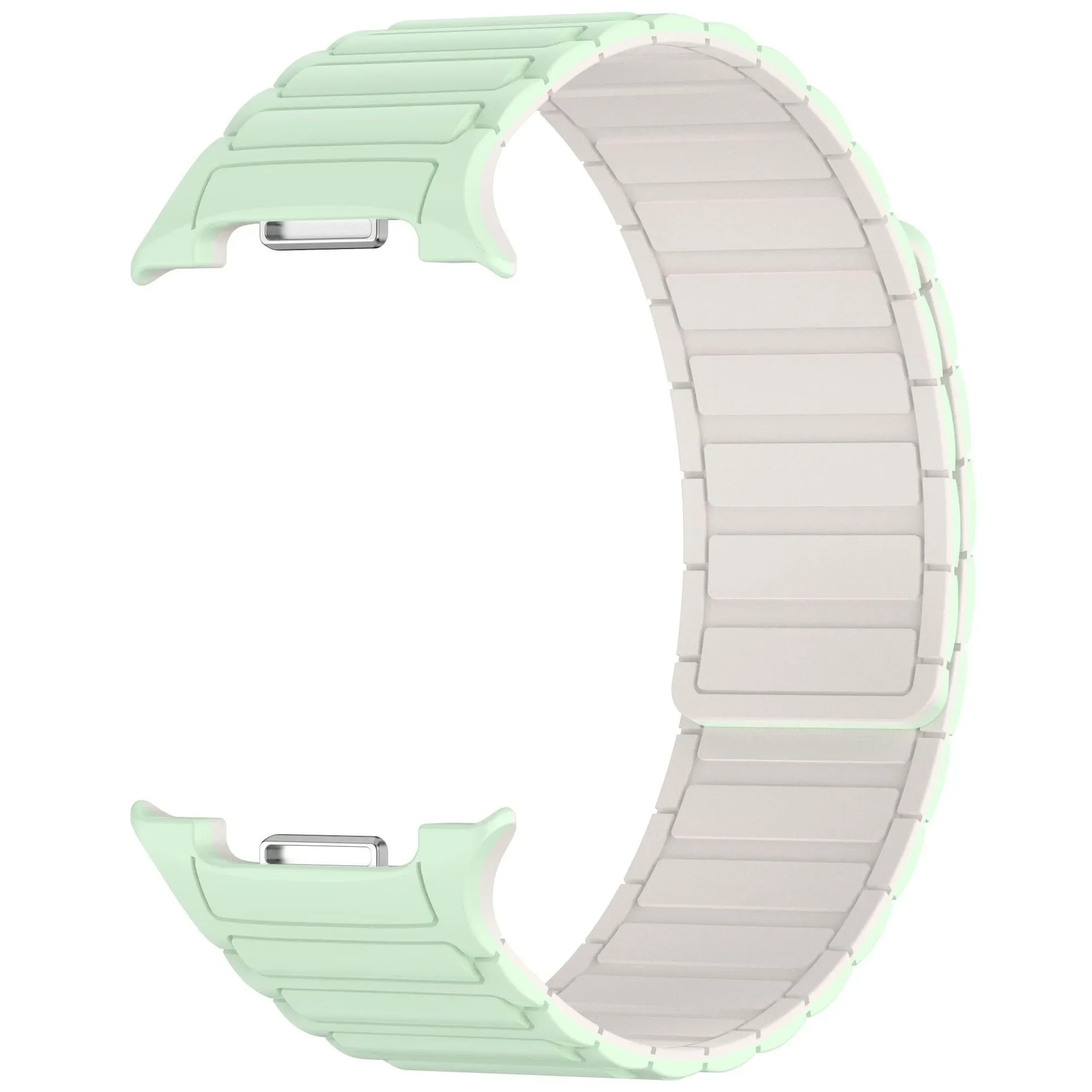 Спортивный силиконовый ремешок для Samsung Galaxy Watch 8, 40 мм, 44 мм, магнитный сменный ремешок для Galaxy Watch 8, классический браслет 46 мм