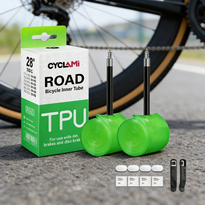 

Heat Cold Resistant Mountain Bike Inner Tube Aluminum Valves Light weight Puncture Proof for Enhances Comfort 24BD