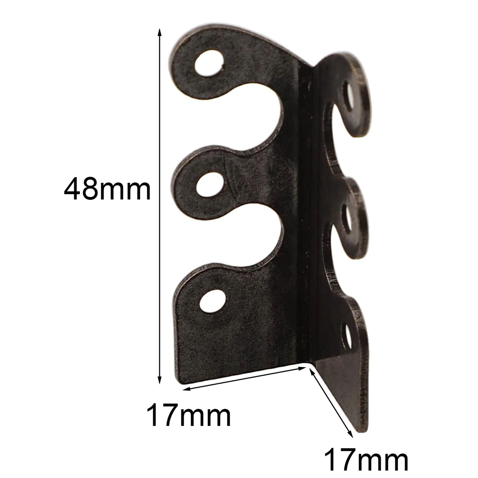 واقيات اللوح النحاسية واقيات الزوايا صنعة ممتازة واقيات الزوايا المعدنية متعددة الأغراض للاستخدام للمكاتب لخزانة الملابس #3