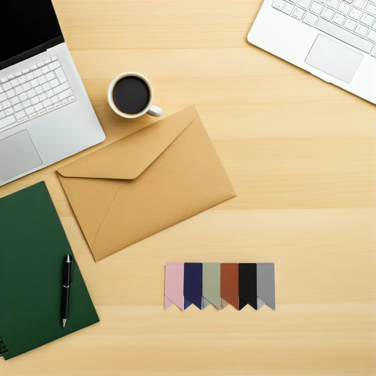 

12pcs Pu Bookmarks Simple Bookmark For Men Women Timeless Reading Accessories Page Markers For Books Vintage Style Book