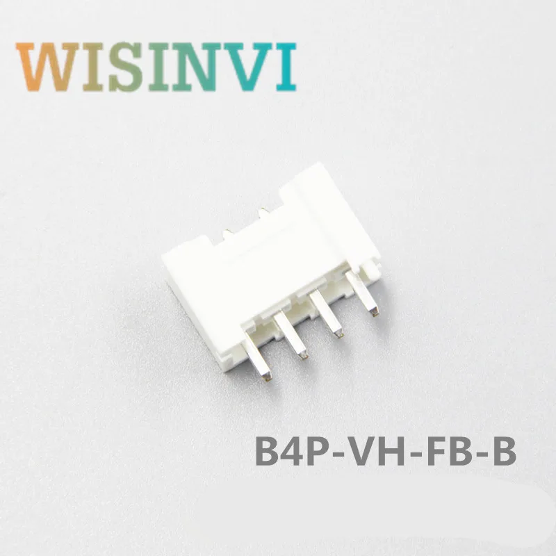 100pcs/lot  B4P-VH-FB-B   B4P-VH-FB-B(LF)(SN)  Connector Header Through Hole 4 position 0.156