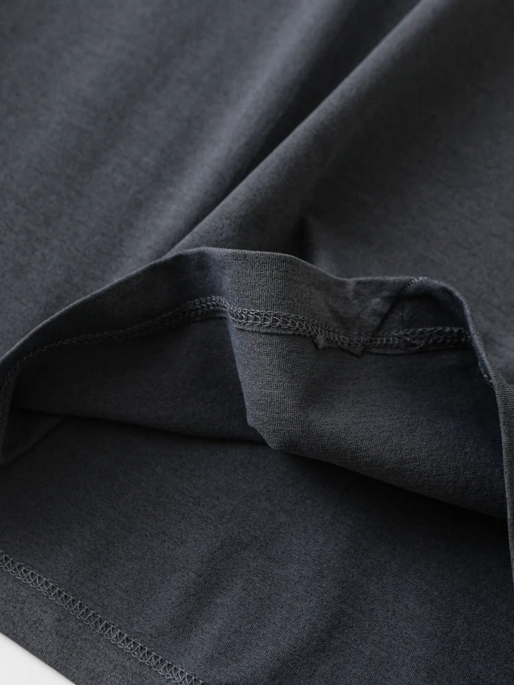 قميص رياضي رجالي جديد بأكمام طويلة وياقة مستديرة، سريع الجفاف ومرن وقابل للتنفس، تصميم عصري فضفاض #2