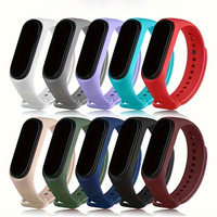 Watchbands for Xiaomi Mi Band 7 bracelet silicone wrist Miband 5 6 NFC Replacement pulsera Sport correa mi band 7 6 3 4 5 strap