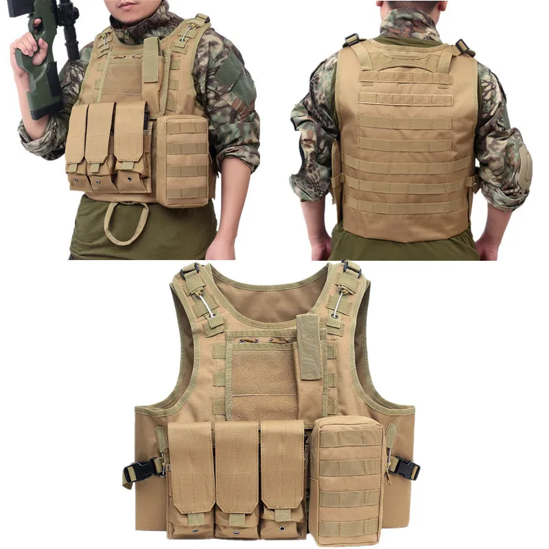 

Outdoor Tactical CS Vest Military Airsoft Assault Moller Vest Gear Outdoor Clothing Hunting Camouflage Vest Combat Vest