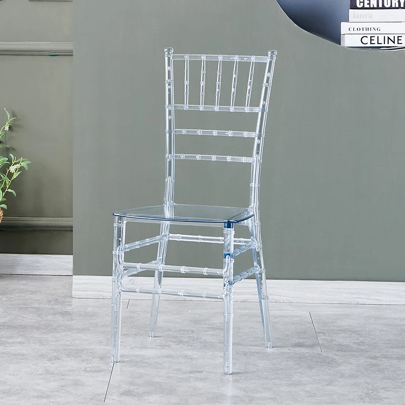 

Wedding Chivari Acrylic Chair Chair Party Single Luxury Event Plastic Chair Wedding Event Ghost Chaises Mariage Home Furniture