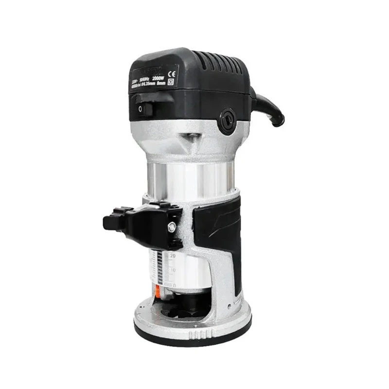 Herramientas de enrutador compactas para carpintería, enrutador de madera de Base fija de 110v/220v, fresadora eléctrica de 65mm, recortadora laminada de Palma