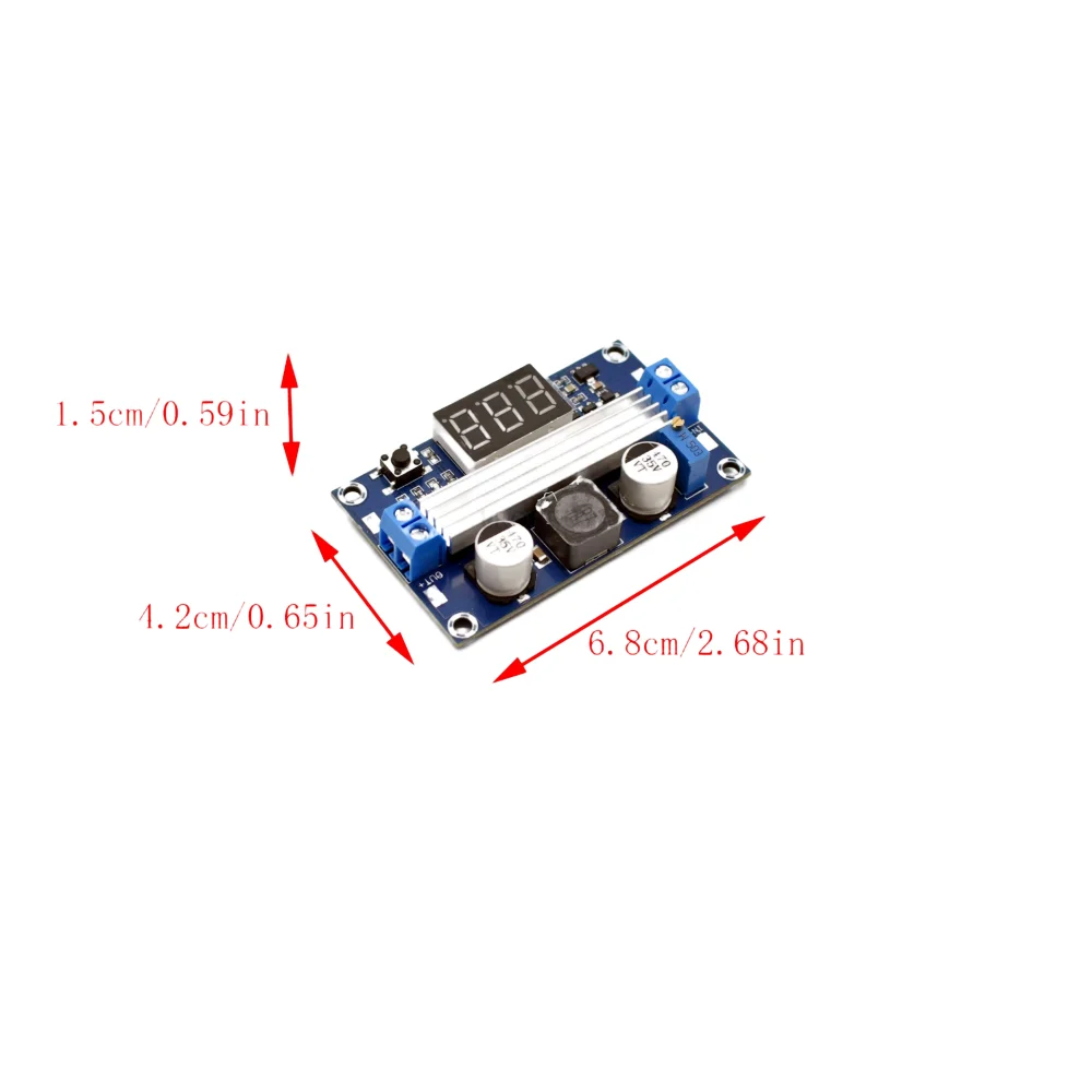 One package of DCDC LTC1871 booster power module High power 100W adjustable output 3.5~35V digital display [20899] LTa-0003