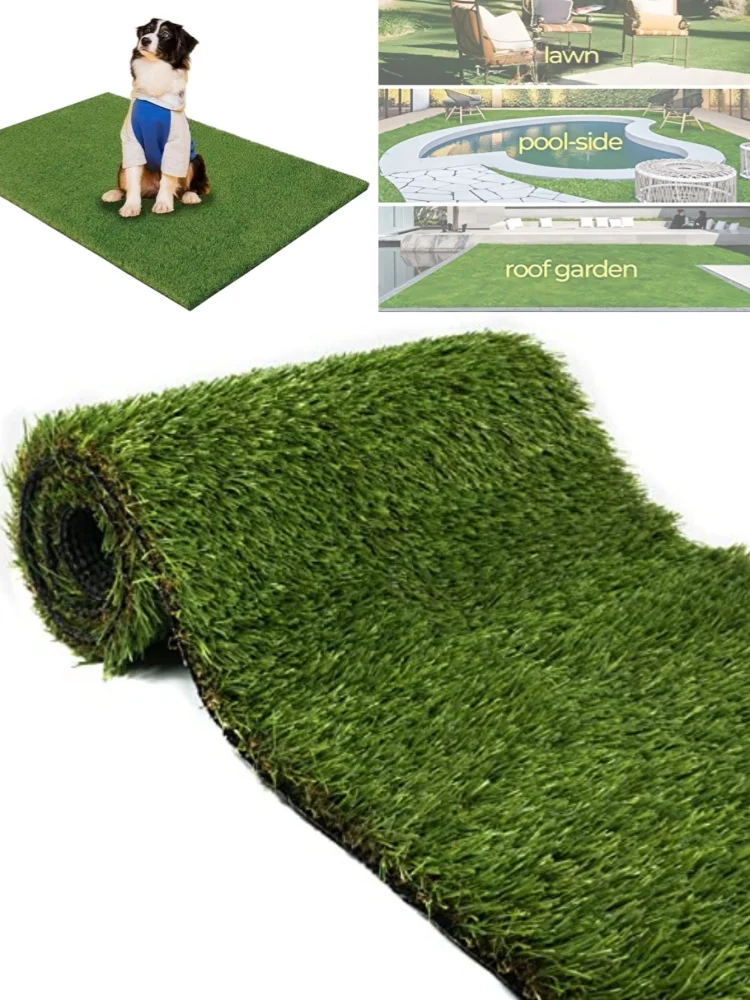 

Decorative carpet Artificial grass , 0.4 inch carpet synthetic grass mat fake grass, for garden lawn landscape balcony