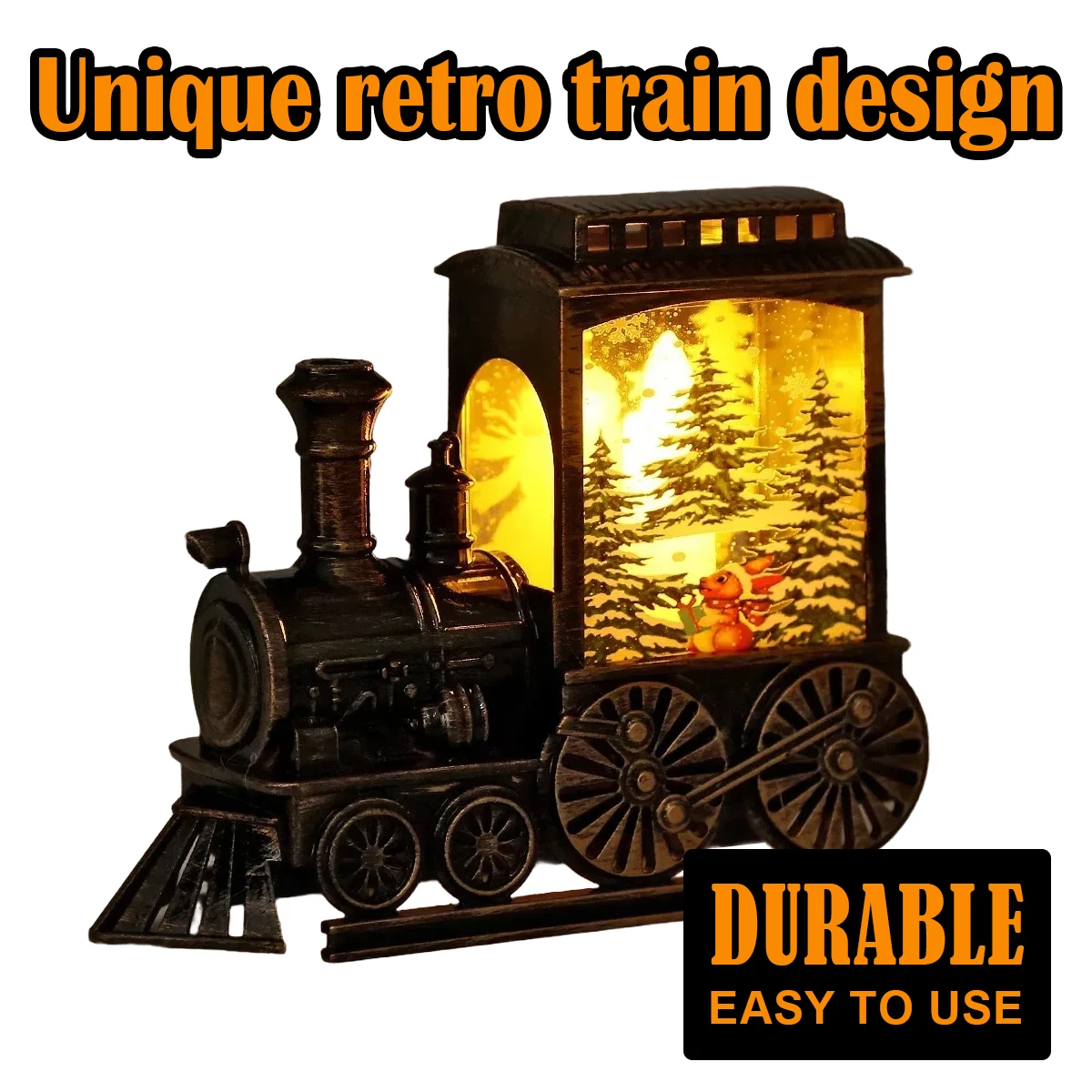 Led Portable Train Night Decoration Christmas Lighting Vintage Bedroom Lights 3000k Event Lamps Motif Toys Lamp Show Gift For Up