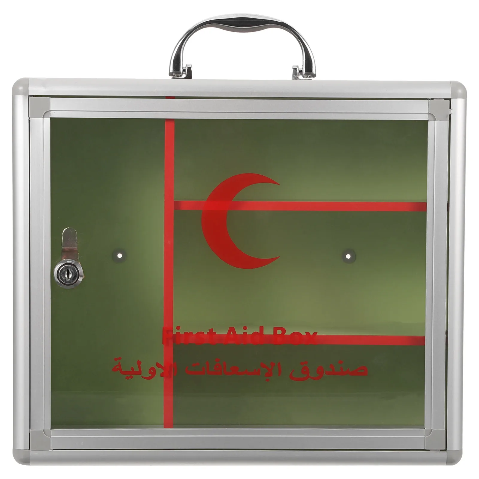 

Ящик с замком для лекарств, запираемый ящик для хранения большой емкости, настенный монтаж для безопасности лекарств и удобного хранения