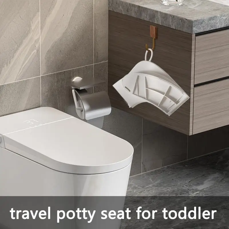 

Foldable Potty Seat Travel Potty Seat Portable Non-Slip Design Toilet Cover For Toddler Baby Kids And Children