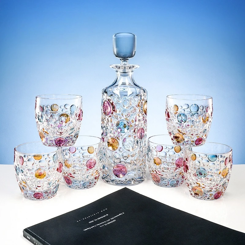 Original imported high-quality whisky glasses Light luxury lead-free crystal wine bottles Whisky glasses