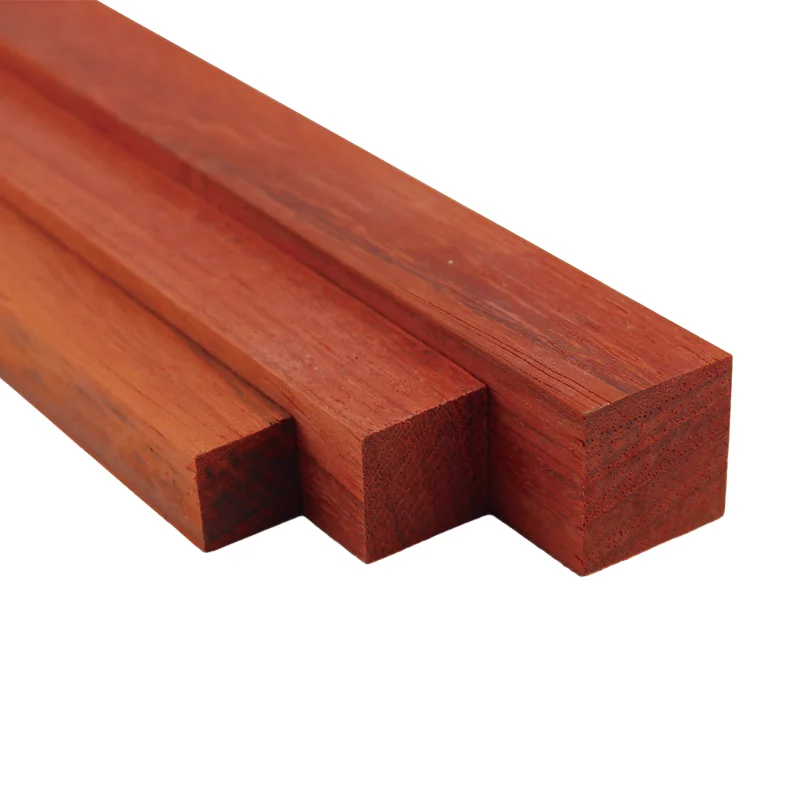 African Padauk Wood Strips / Battens, Side Length 3 - 50mm, 10-50cm Long,  for DIY Crafts, Models, Model Making, Furniture