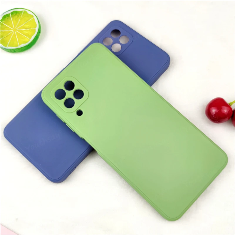 For Samsung Galaxy M32 Case Silicone Soft Rubber Protective Case For Samsung M33 M53 A53 A22s A22 M32 A12 A02S A52 A32 A72 Cover