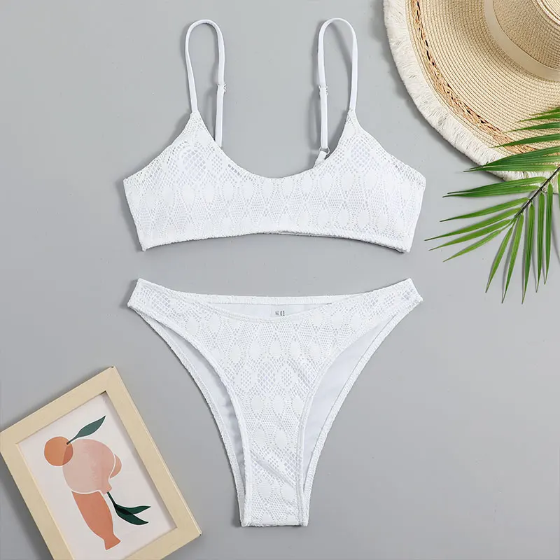 2023 Solid New Sexy Bikini Swimsuit Women Swimwear Push Up Bikini Set Brazilian Bathing Suit Summer Beach Wear Swimming Suit