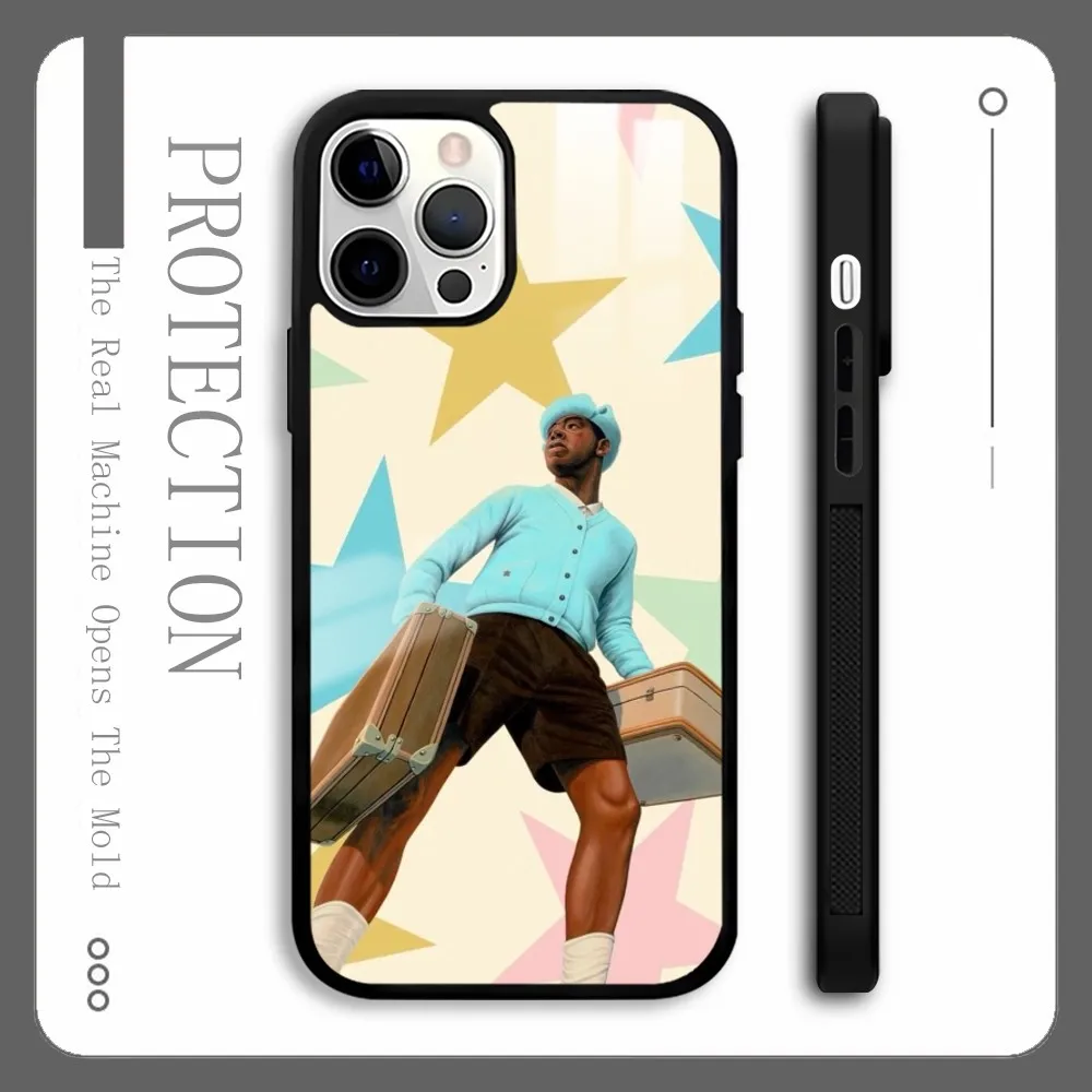 T-Tyler The C-Creator Phone Case For iPhone 16 15 14 13 12 11 Pro Max Plus Mini Magnetic Magsafe Wireless Charging Cover Coque