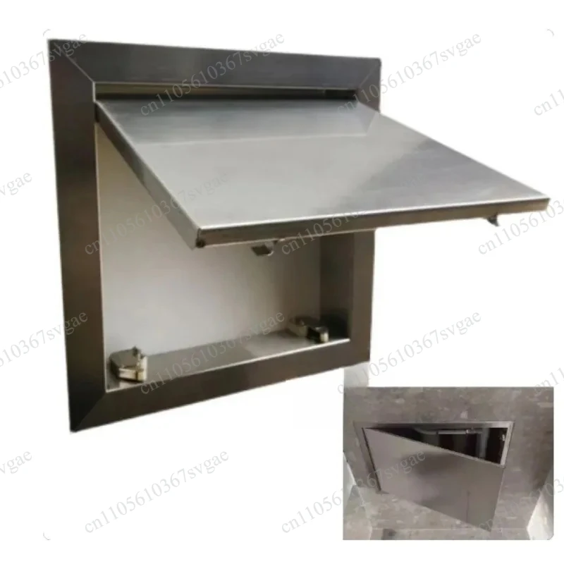 304 Stainless Steel Inspection Panel Push-to-Open Square Drywall Access Door