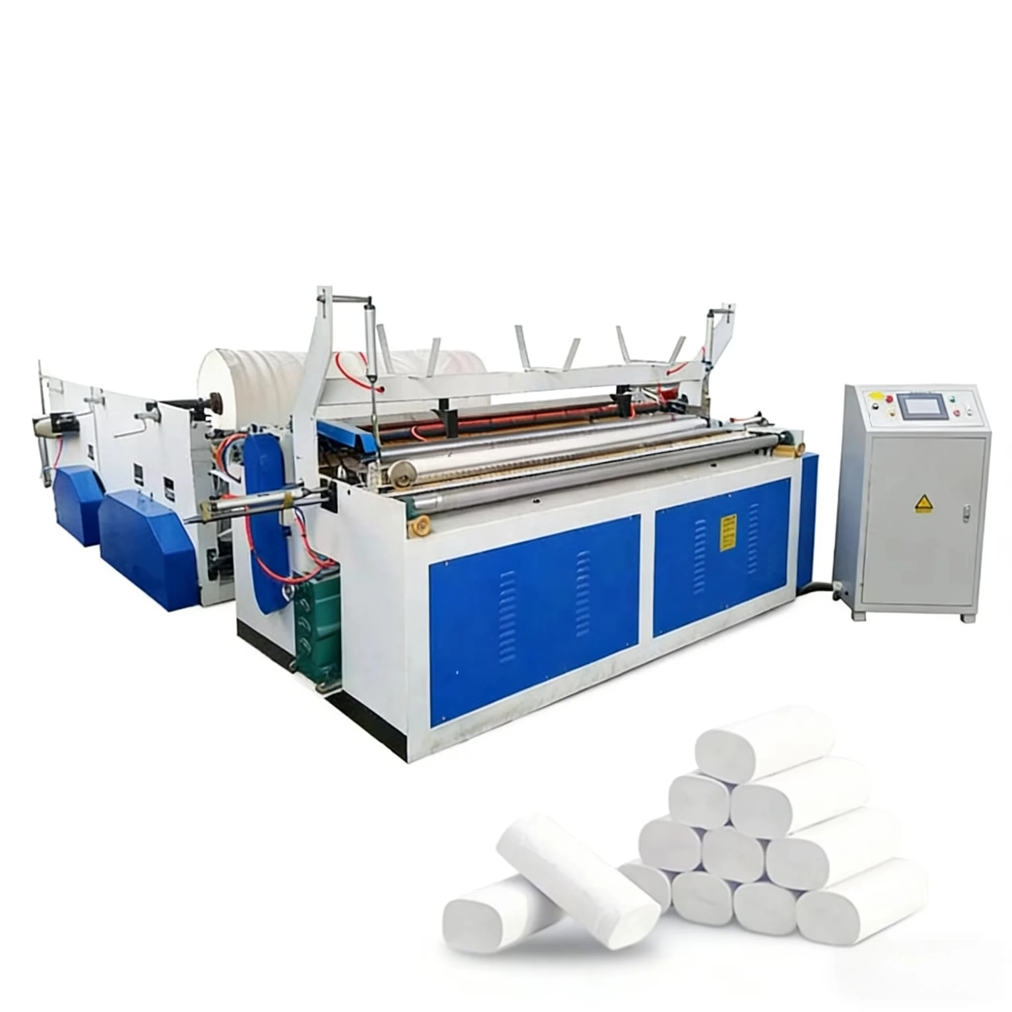 High Speed Toilet Paper Converting Machine with Embossing System Customized, Improving Product Competitiveness for Factory