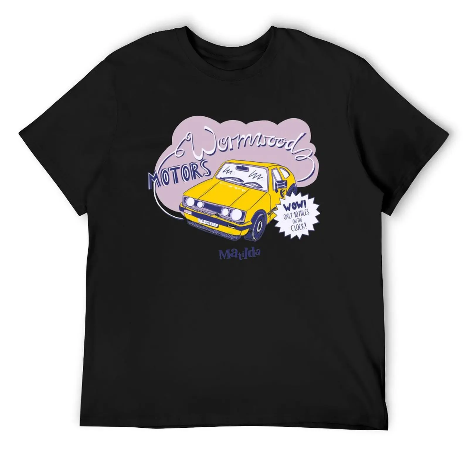 Wormwood Motors Matilda The Musical T-Shirt quick-drying graphic tee shirt Men's t-shirts