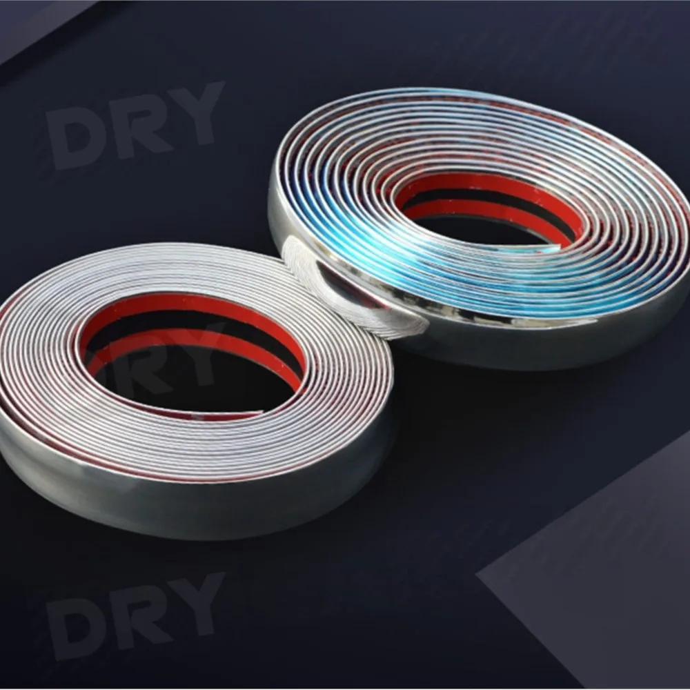 

Auto Self Adhesive Side Door Chrome Strip Moulding Decoration Bumper Protector Trim Tape Car Styling Car