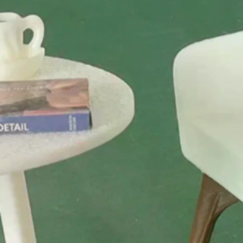 1/12 دمية كرسي صغير نموذج دمية أثاث غرفة المعيشة الديكور دمى منزل المشهد الصغير البناء الدعائم #1