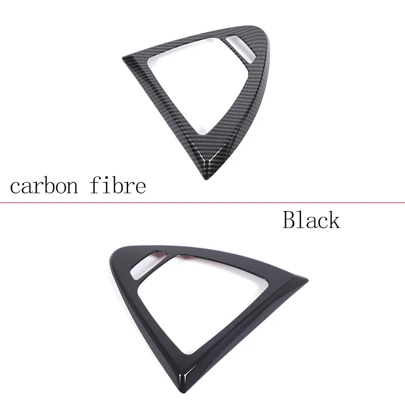 For BMW 6 Series E63 E64 2007-2009 ABS Carbon Fiber Car Center Console Gear Shift Panel Decorative Frame Sticker Car Accessories
