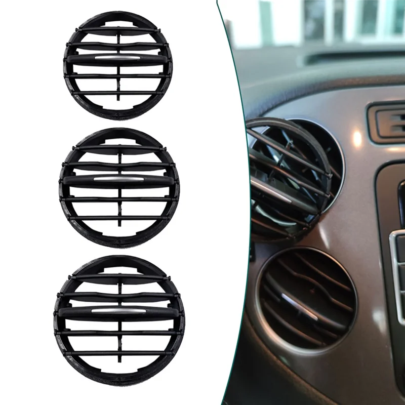 Abgg-painel de instrumentos de ar condicionado para tiguan 10-17 instrumento saída de mesa tuyere a/c ventilação de ar acessórios dobráveis 2pc