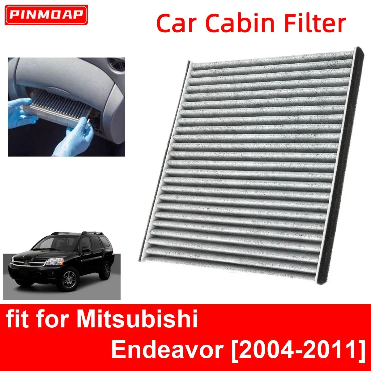 

Воздушный фильтр в салон автомобиля для Mitsubishi Performance 2004-2011, автомобильные фильтры из углеродного волокна CF9846A 63210-AG000 63210-AG001 72880-AG00A