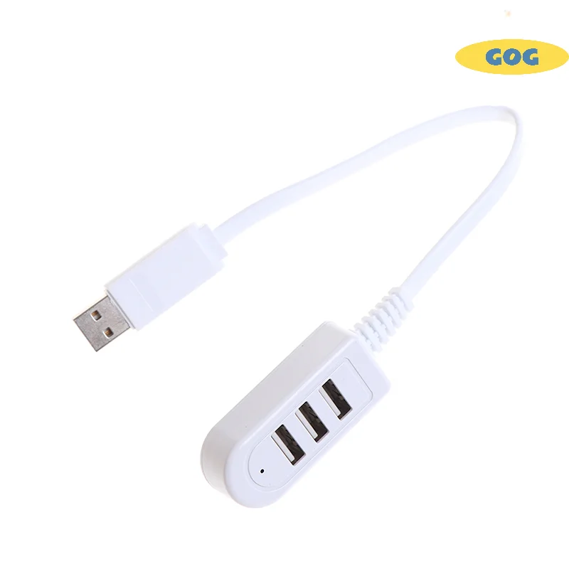 1pcs 3 Ports USB 2.0 Multi High Speed docking station HUB Splitter Cable Extend Adapter For  Laptop Pc Computer Accessories