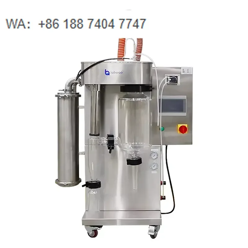 for Laboao Small Vacuum Spray Dryer LSP-8000S Lab Scale Mini Filter Automatic 220V PLC Heating 1500-2000ml/h High Precision