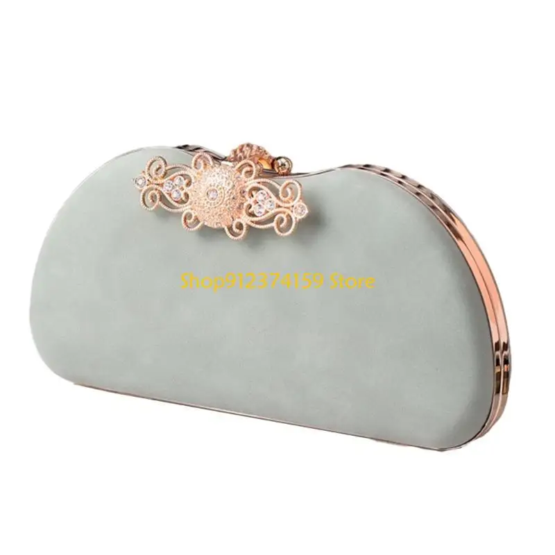 

G5AE Clutch Bag for Wedding Party Women Girl Formal Evening Bag with Chain