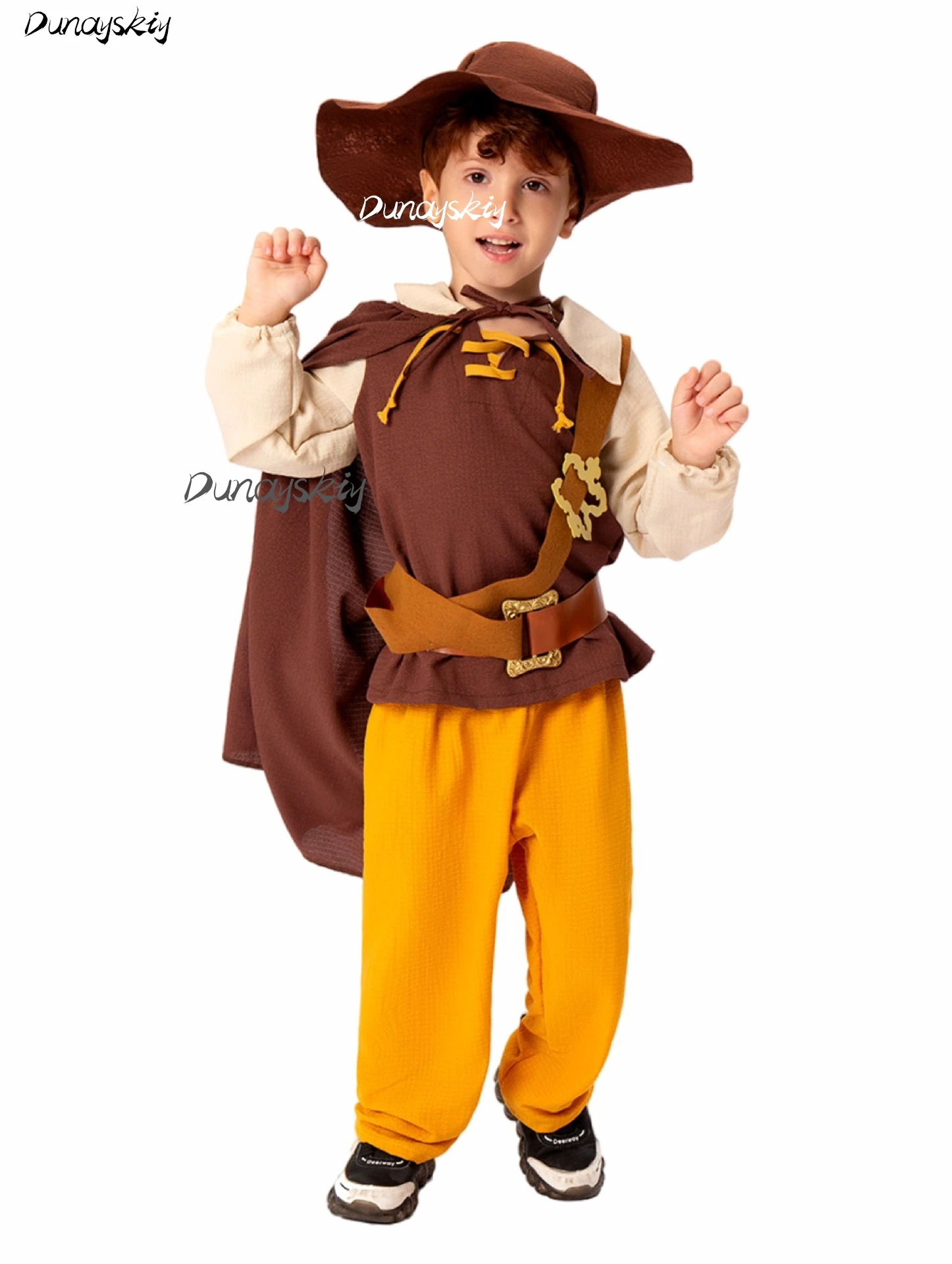 Medieval Vintage Townsfolk Cosplay Costume Set Peasant Renaissance Village Suit Dress Up Halloween Christmas Costumized