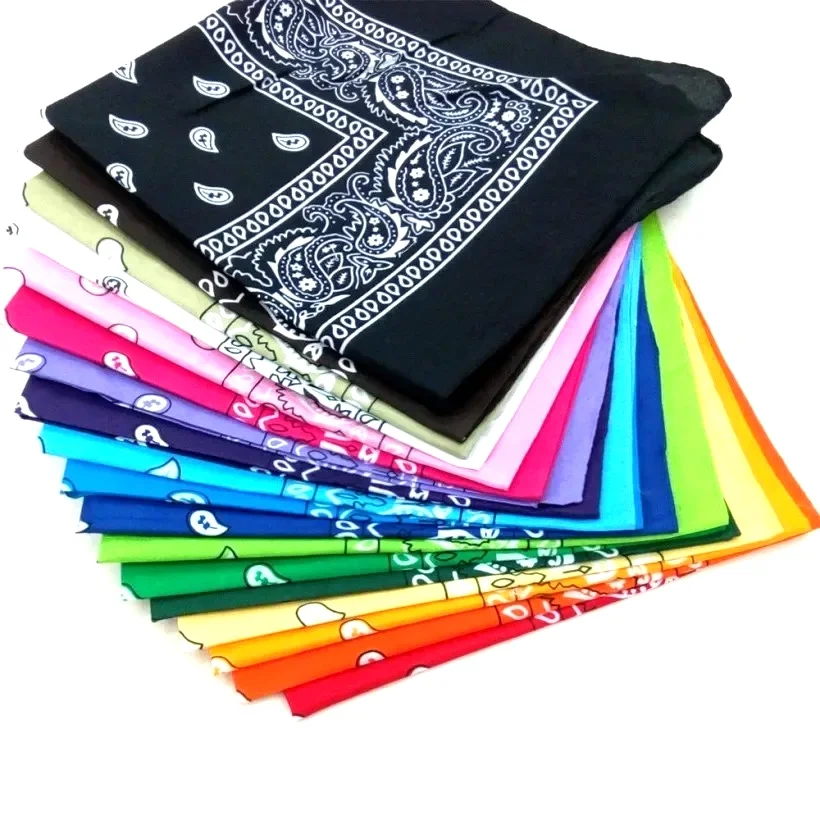 Unisex Cowboy Paisley Bandana Scarf Hairband